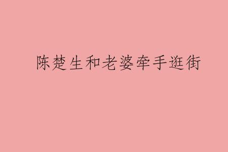 陈楚生和老婆牵手逛街
