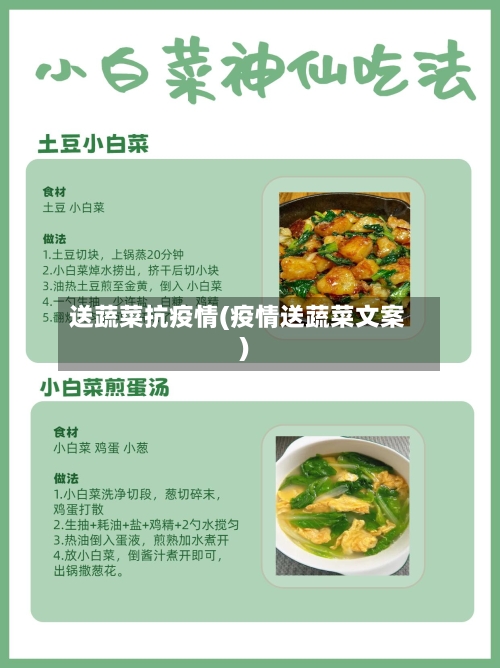 送蔬菜抗疫情(疫情送蔬菜文案)