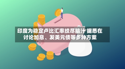 印度为稳定卢比汇率绞尽脑汁 据悉在讨论加息、发美元债等多种方案