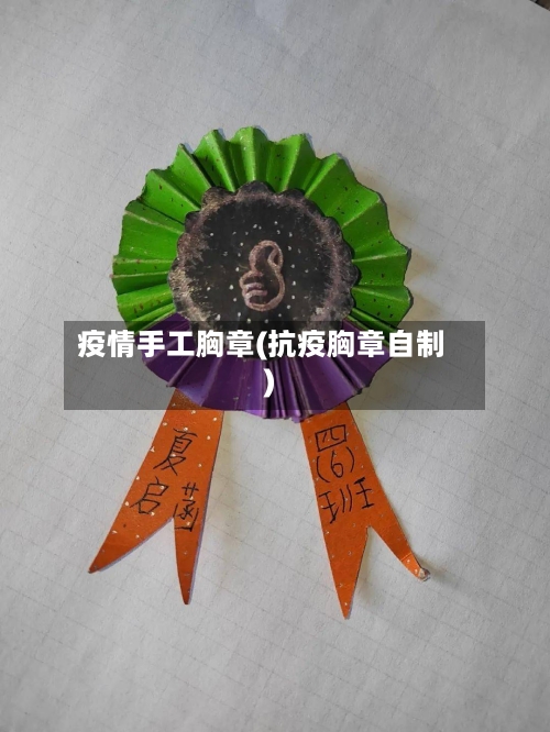 疫情手工胸章(抗疫胸章自制)