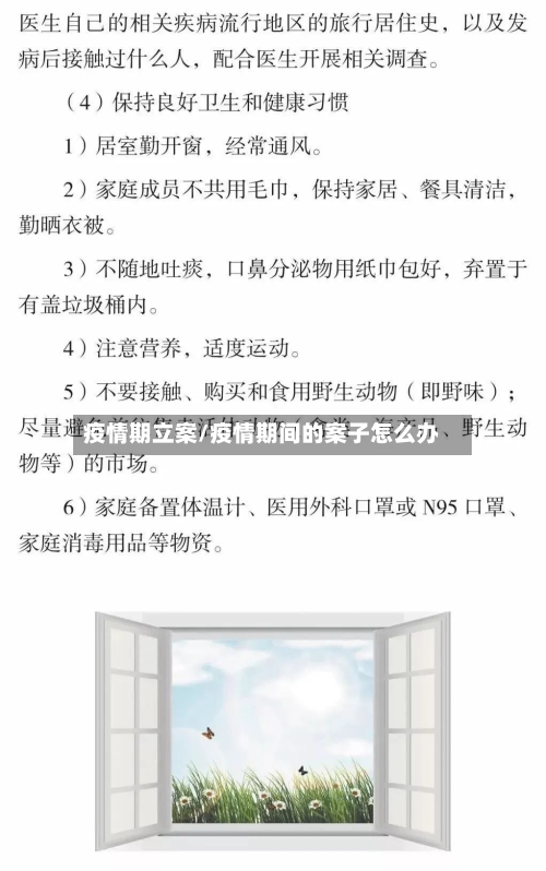 疫情期立案/疫情期间的案子怎么办