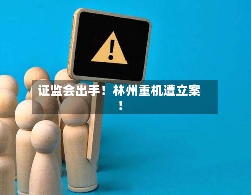 证监会出手!林州重机遭立案!